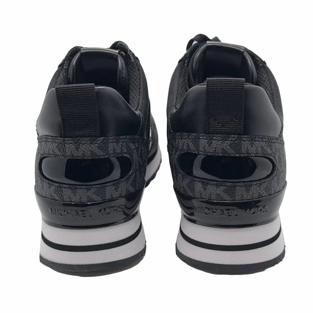 ✨MICHAEL KORS Wilma Trainer Sz 6 Women's Shoes Casual Sneakers Black 49S1WIFS1D✨ - Picture 7 of 10